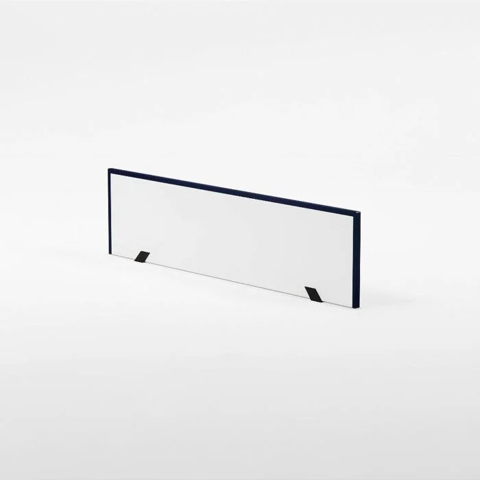 Painel Divisor Para Mesas Aretto Pandin 88 Cm Branco e Azul Del Rey