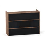 Balcao de Atendimento P25 Pandin 155 Cm Walnut e Preto