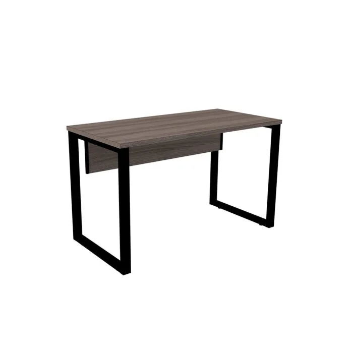 Mesa Auxiliar Tubular P25 Pandin 90 Cm Walnut e Preto