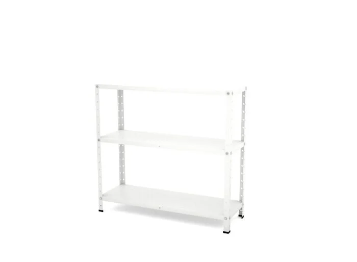 Estante de Aço Multiuso Baixa Pandin 90 Cm Branco